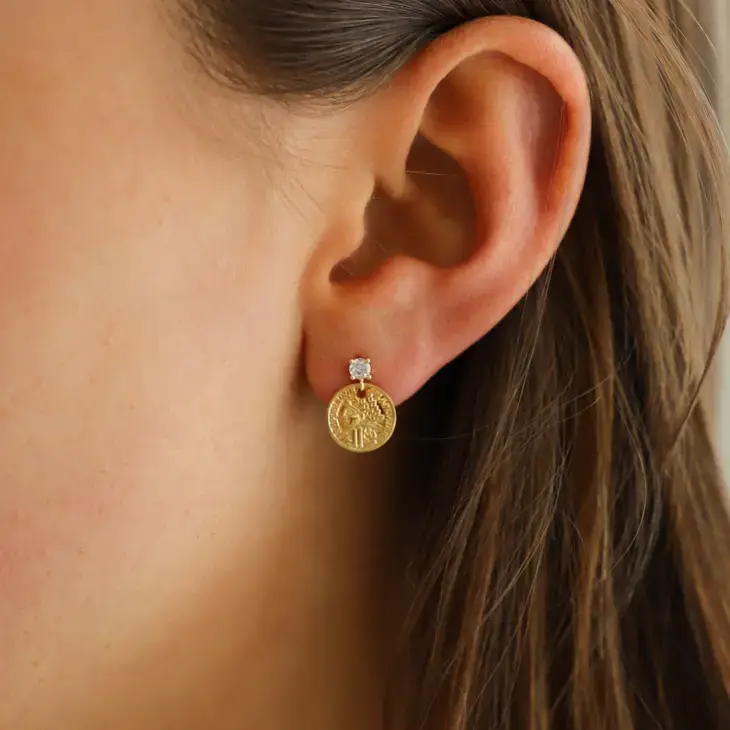 boucles d'oreilles en zircone
