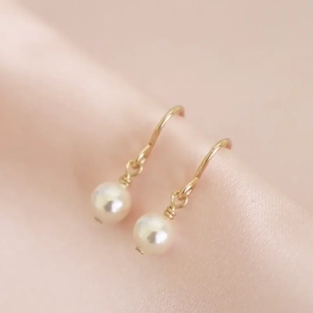 Boucles d'oreilles avec perle Swarovski